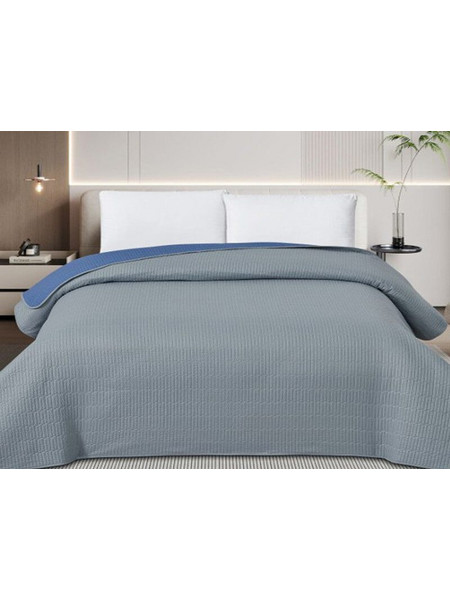 Κουβερλί Κεντημένο Διπλής Όψης 100% Microfiber Γαρύφαλλο - Aqua-Ραφ, 220x240