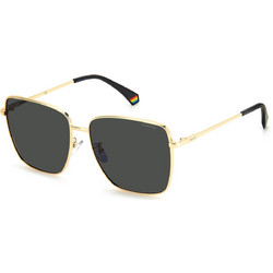 Polaroid Eyewear PLD6164/G/S RHL/M9 Γυναικεία Γυαλιά Ηλίου Oversized Μεταλλικά Χρυσά με Γκρι Polarized Καθρέπτη Φακό