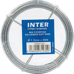 Σύρμα Δεσίματος Γαλβανιζέ 1.2mm x 30m Inter (8NWW1230)