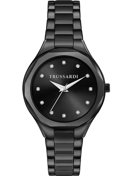 Trussardi Γυναικείο Ρολόι με Μαύρο Μεταλλικό Μπρασελέ R2453157501