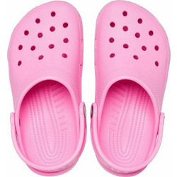 Crocs Classic Clog Παιδικά Παπούτσια Θαλάσσης για Κορίτσι Ροζ 206991-6SW