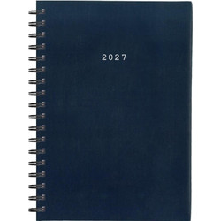 Next ημερολόγιο 2027 basic ημερήσιο σπιράλ μπλε 14x21εκ. Δυνατότητα εκτύπωσης Μπλέ