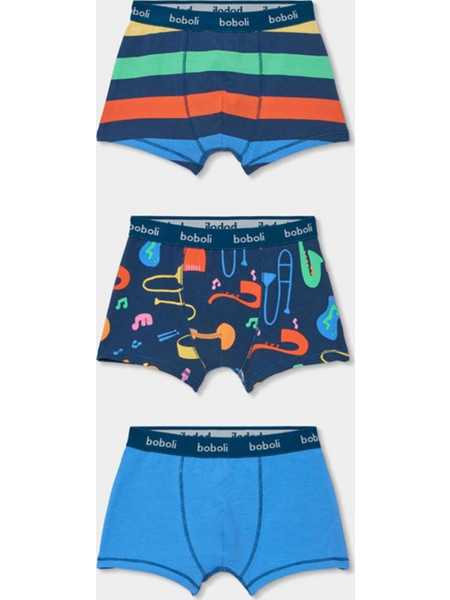 Εσώρουχα μπόξερ 3 pack αγόρι Boboli-683029-9775-Multicolor