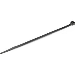 Powertech POWERTECH δεματικά καλωδίων TIES-050, 250x3.6mm, μαύρα, 100τμχ