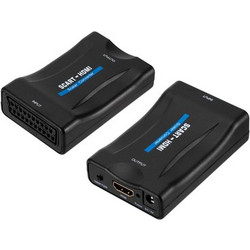 UNBRANDED Αντάπτορας SCART σε HDMI CAB-H152, 10.2Gbps, NTSC & PAL, μαύρος