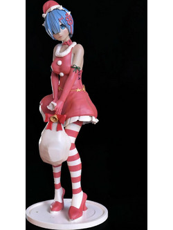 Φιγούρα Christmas Rem Re Zero 3D εκτυπωμένη