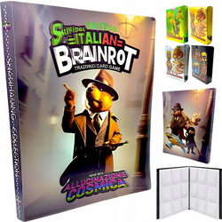 Άλμπουμ Συλλογής για Κάρτες Italian Brainrot - Trading card Game & 4 φακελάκια με 7 κάρτες oem