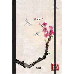 Next ημερολόγιο 2027 Trends Japan art ημερήσιο flexi με λάστιχο 12x17εκ. Με σχέδια