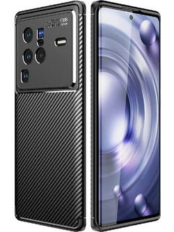 Ancus AutoFocus Carbon Fiber Back Cover Black (Vivo X80)