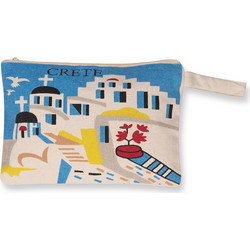 Πορτοφόλι καραβόπανο (20cm x 13cm) canvas 14 creta SilkFashion