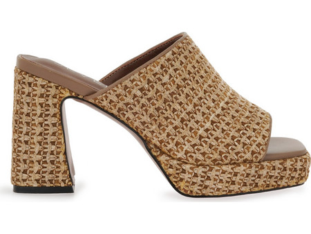 SEVEN MULES W459H005546M - ΠΟΥΡΟ ΨΑΘΑ W459H005546M-TAUPE RAFFIA