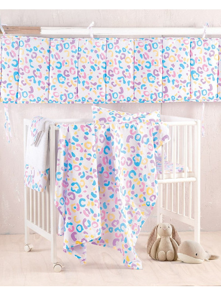 Παπλωματοθήκη Βρεφική Κούνιας Σετ Newborn Candy Cotton Rythmos (110x160) 2Τεμ