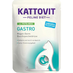 Kattovit Adult Gastro with Turkey & Rice 85gr