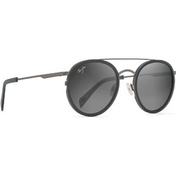Maui Jim GS534-02D Ανδρικά Γυαλιά Ηλίου Στρογγυλά Μεταλλικά Ασημί με Γκρι Polarized Φακό