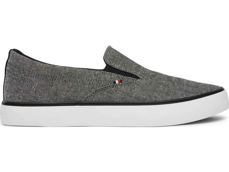 Tommy Hilfiger Υποδήματα εσπαντρίγιες γκρι πάνινες