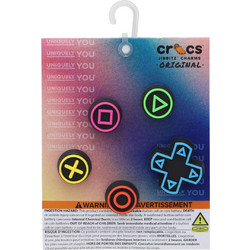 Αξεσουάρ παπουτσιού Crocs Game Controller 5 Pack 10014838-UNC