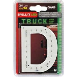 Lampa Γραμμα D Πρασινο 24V Led - (98812)