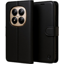 Techsuit Leather Folio Black (Xiaomi Redmi Note 15 Pro+ 5G / Poco M8 Pro 5G)