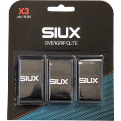 Siux Padel Overgrip Elite X3 -συσκευασία των 3 τμχ. Μαύρο