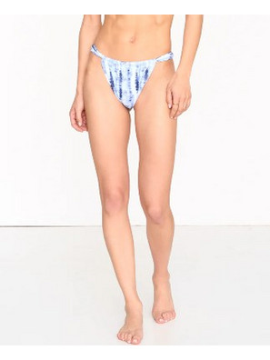 24COLOURS Bikini Bottom Γυναικείο Μαγιό Polyester/Elastane - Blue 91293b