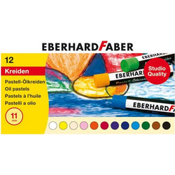 Λαδοπαστέλ EBERHARD FABER 12 χρωμάτων 522012