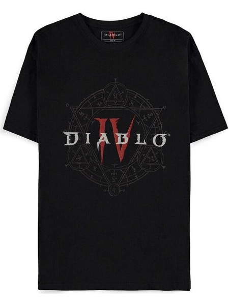 Diablo IV - Pentagram Logo Black T-Shirt - TS203520DIA