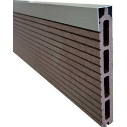 Ράγα αλουμίνιου για WPC περίφραξη μαύρο 2.2x5.5x180cm 09711 - SW-09711