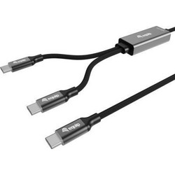 Equip USB 2.0 Cable USB-C male - USB-C 140W PD Μαύρο 1.5m 128895