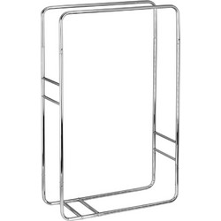 Κρεμάστρα Μπάνιου Επιδαπέδια από Ατσάλι Chrome 48.5x15.5x77.2cm AWD02061997 - AWD - AWD02061997