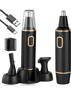 Trimmer Μύτης 3 σε 1 Επαναφορτιζόμενο για Αυτιά, Φρύδια & Μούσι