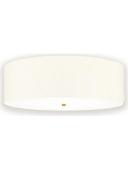 Elstead Lighting Fletcher 30 Flush Φωτιστικό Οροφής Aged Brass Ivory DL-FLETCHER30-7LT-IV-AB