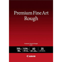 Canon FA-RG1 Photo Paper Premium Fine Art Smooth A3 320gr/m for Printers Inkjet 25 Sheets (4562C003) (CANFA-RG1A3)