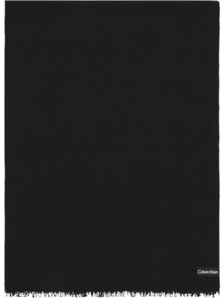 Calvin Klein -Ανδρικό Κασκόλ Formal Logo Light Scarf 35X180 K50K509745-BAX Μαύρο