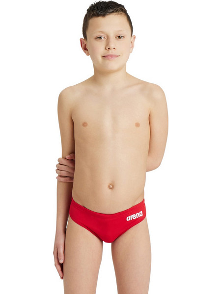 Arena Team Swim Solid Αθλητικό Παιδικό Μαγιό Σλιπ για Αγόρι Κόκκινο 004774-450