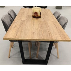 Τραπέζι Aνοιγόμενο Ήφαιστος 160(+40)x90x80CM σε Kαρυδί Xρώμα