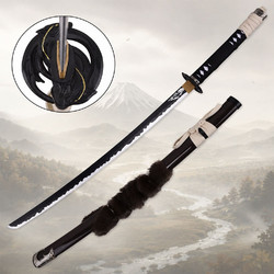 ΔΙΑΚΟΣΜΗΤΙΚΟ ΞΥΛΙΝΟ ΣΠΑΘΙ GHOST OF YOTEI - ATSU'S WOLF BLADE - 009213
