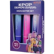 ΜΑΡΚΑΔΟΡΟΙ ΥΠΟΓΡΑΜΜΙΣΕΩΣ K-POP DEMON HUNTERS HIGHLIGHTERS ΣΕΤ ΤΩΝ 3 KD710981