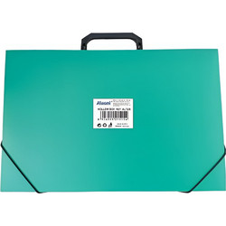 Θήκη Εγγράφων A4 με Χερούλι & Λάστιχο 37x25cm Alsuomi AL7392