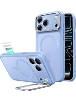ESR Classic Hybrid Kickstand MagSafe Θήκη Back Cover Frosted Light Blue (iPhone 17 Pro Max / 18 Pro Max)