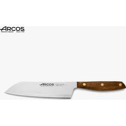 Επαγγελματικό Μαχαίρι Santoku Nordika με Λαβή από Ξύλο Καρυδιάς 19cm Arcos