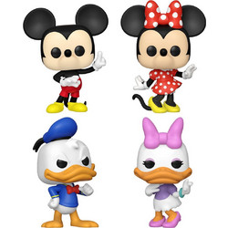 Funko Pop! Disney 100th Anniversary 4-Pack Mickey, Minnie, Donald, Daisy Exclusive