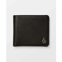 Volcom Slim Stone Small Wallet - Black
