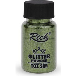Rich 50ml Σκόνη Glitter 4600 Leaf Green