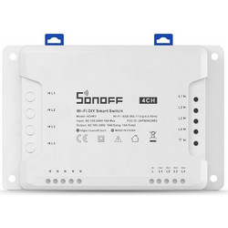 Sonoff Sonoff 4CH R3 Smart Ενδιάμεσος Διακόπτης Wi-Fi Λευκός 11686