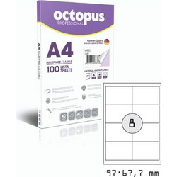 ΕΤΙΚΕΤΕΣ OCTOPUS 0217 97x67,7 τεμ 800/Κ 100φ