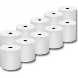 Qoltec 51892 Thermal roll 80 x 80 | 55g/m2 | 10pcs | BPA free 51892
