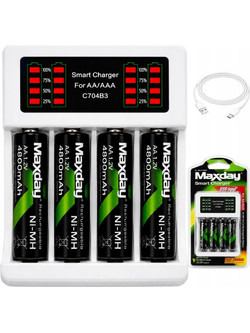 Verk Group MAXDAY + 4xAA 4800mAh