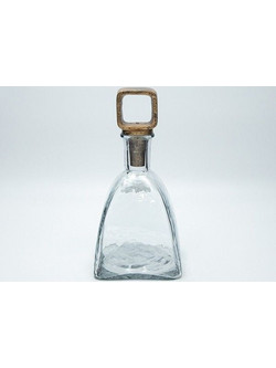 ΚΑΡΑΦΑ ΓΥΑΛΙΝΗ-ΜΕΤΑΛΛΙΚΗ ΜΠΡΟΝΖΕ 25x12cm