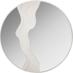 ΚΑΘΡΕΦΤΗΣ MDF ΛΕΥΚΟΣ 80x4.5x80cm ESTHETI EUROLAMP WHITE Mdf,Mirror Mdf,Καθρέφτης