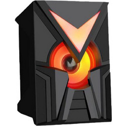 Jituo JT-2831 Ηχεία Υπολογιστή 2.0 6W με RGB Φωτισμό Black